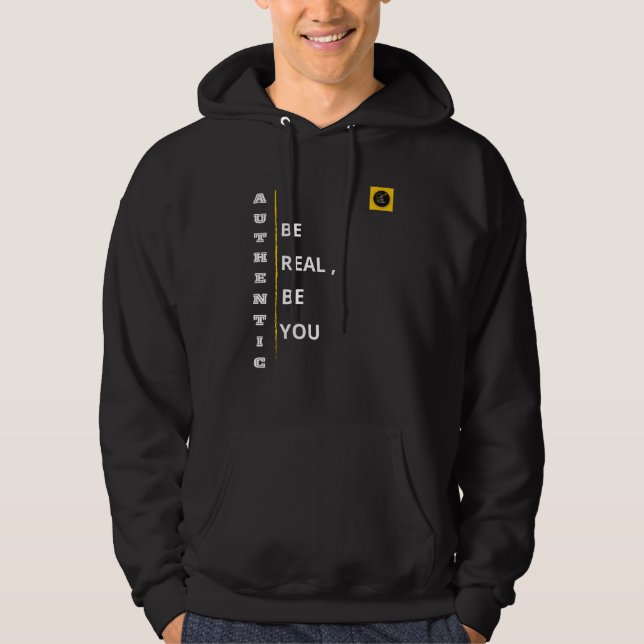 Herren Kapuzen Sweatshirt - Authentische Stimmung (Vorderseite)