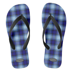 Herren-Karofliessen von HAMbWG Kindersandalen Flip Flops