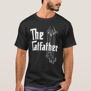 Herren Katze Vater Bester Daddy Ever Papa Pfote Li T-Shirt