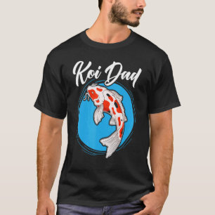 Herren Koi Vater Japanischer Koi Karpfen Nishikigo T-Shirt