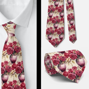 Herren Krawatte   Blumenhalsband für Hochzeit und 