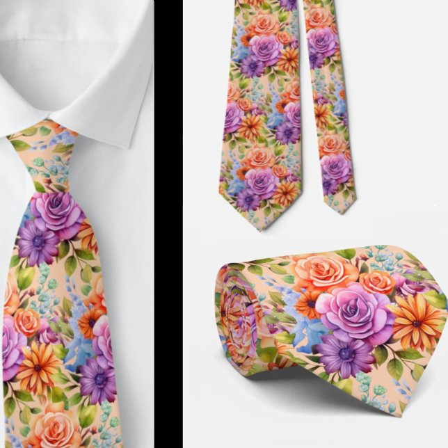 Herren Krawatte | Blumenhalsband für Hochzeit und  (Von Creator hochgeladen)