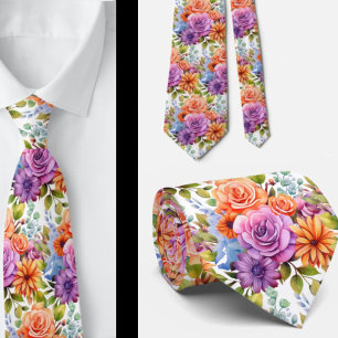 Herren Krawatte Blumenhalsband für Hochzeit und