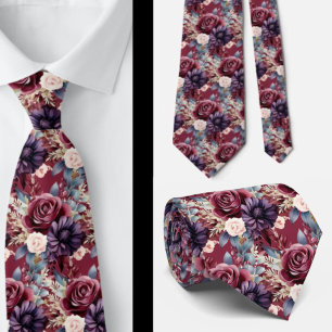 Herren Krawatte   Blumenhalsband für Hochzeit und 