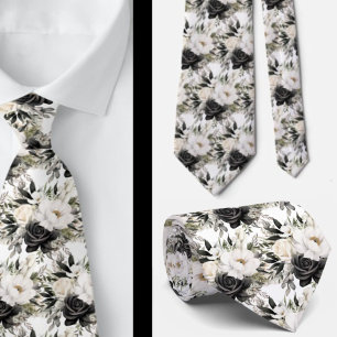 Herren Krawatte   Blumenhalsband für Hochzeit und 