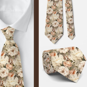 Herren Krawatte   Blumenhalsband für Hochzeit und 