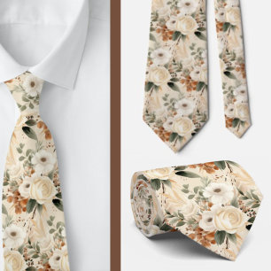 Herren Krawatte   Blumenhalsband für Hochzeit und 