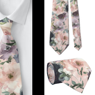 Herren Krawatte   Blumenkrawatte für Hochzeit und 