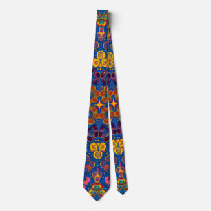 Herren Krawatte Designer Krawatte Bunte abstrakte