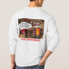 Herren langen Ärmel T. Alles Gute zum Jubiläum! T-Shirt