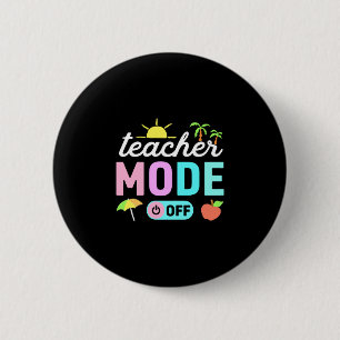 Herren-Lehrer-Modus aus Sommerferien Strand Sommer Button
