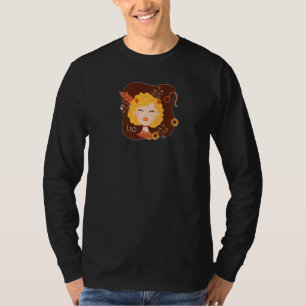 Herren Leo Astrologie Zeichen Leo Sternzeichen Löw T-Shirt