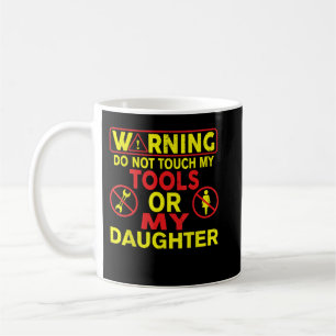 Herren Mechaniker Werkzeug T-Shirt Männer berühren Kaffeetasse