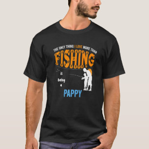 Herren Mehr Als Liebe Fischen Pappy Spezial Großva T-Shirt
