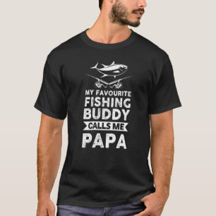 Herren Mein Lieblings-Angelfreund nennt mich Papa T-Shirt