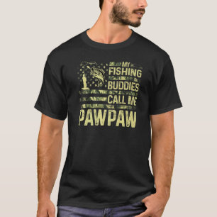Herren Meine Angelkollegen nennen mich Pawpaw Usa  T-Shirt