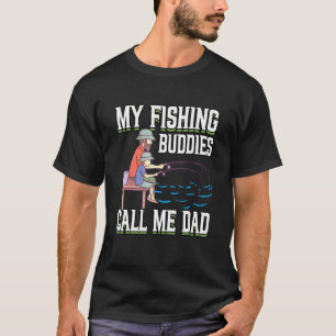 Herren Meine Angelkumpel nennen mich Papa Fischer T-Shirt