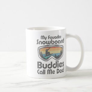 Herren Meine Lieblings-Schneebrettfreunde nennen m Kaffeetasse