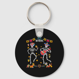 Herren mexikanische Dia De Los Muertos Skeleton Ta Schlüsselanhänger