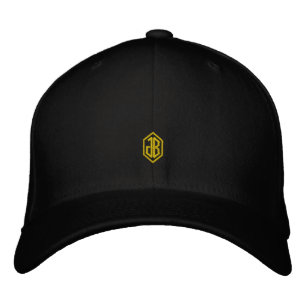 Herren-Monogramm Bestickte Baseballkappe