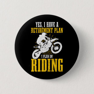 Herren Motocross Rentenplan Lustiges Dirt Bike Mx Button