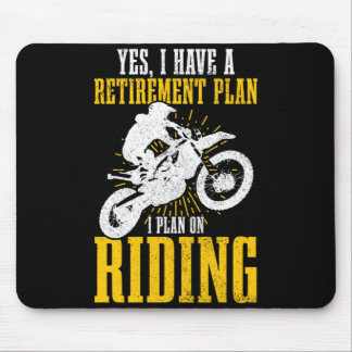 Herren Motocross Rentenplan Lustiges Dirt Bike Mx Mousepad