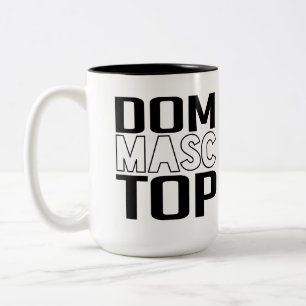 Herren Oberteil Zweifarbige Tasse