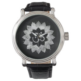 *~* Herren OM Om New Age Spirituelle Mandala Armbanduhr