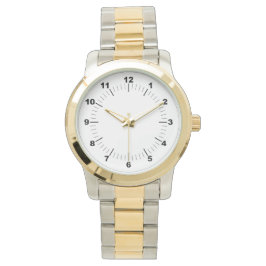 Herren-Oversized Zwei-Tone-Armbanduhr Armbanduhr