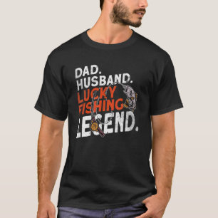Herren Papa Ehemann Glücklicher Angellegende  Ange T-Shirt