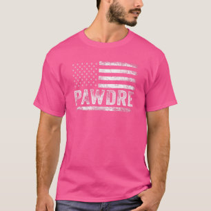 Herren Pawdre Us Flagge Hund Pfote Bester Hund Dad T-Shirt