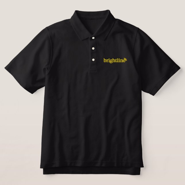Herren-Poloshirt - Logo in Schwarz (Design Vorderseite)