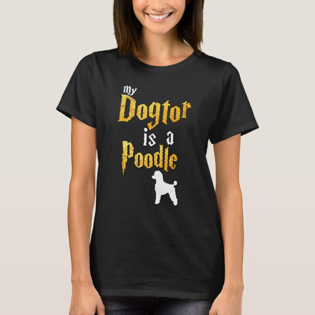 Herren Pudel Pudel T-Shirt (Vorderseite)