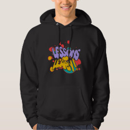 HERREN-PULLOVER-HOODIE MIT FARBSPLATTER-LESSONEN  HOODIE