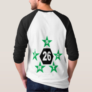 Herren Raglan T-Shirt mit Ärmeln Rücken  TOP SPORT