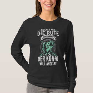 Herren Reichet Mir Die Rute Angeln Angler Spruch T-Shirt