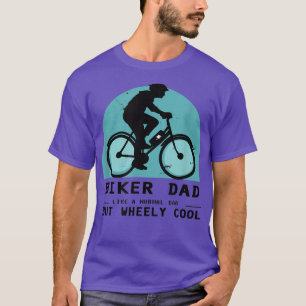 Herren Retro-Radfahrer für Fahrer-Eltern, die M li T-Shirt