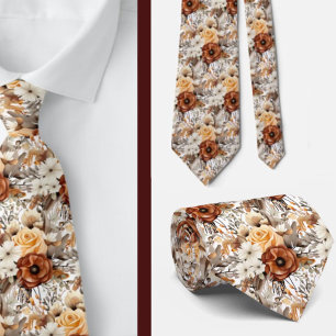 Herren-Schlips Florale Halskrawatte für Hochzeit Krawatte