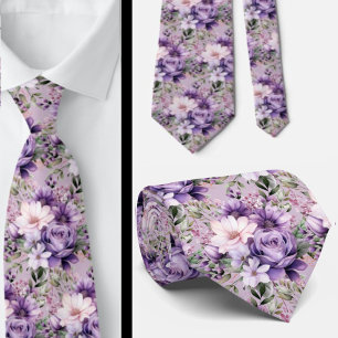 Herren-Schlips   Florale Hochzeits- und Event-Hals Krawatte