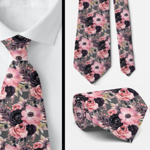 Herren-Schlips   Florale Hochzeits- und Event-Kraw Krawatte