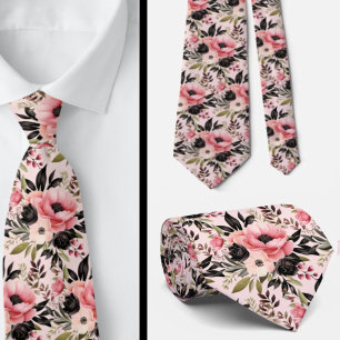 Herren-Schlips   Florale Hochzeits- und Event-Kraw Krawatte