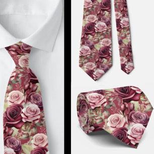 Herren-Schlips   Florale Hochzeits- und Event-Kraw Krawatte