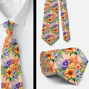 Herren-Schlips Florale Hochzeits- und Event-Kraw Krawatte