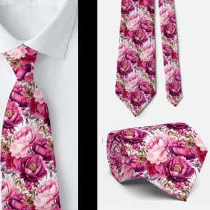 Herren-Schlips   Florale Hochzeits- und Event-Kraw Krawatte