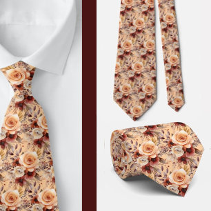 Herren-Schlips   Florale Hochzeits- und Event-Kraw Krawatte