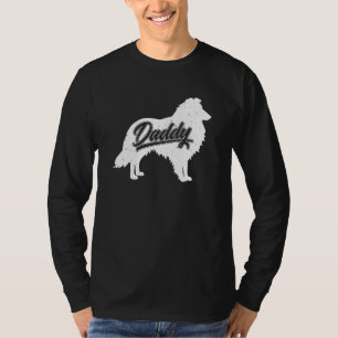 Herren Shetland Schäferhund Daddy Papa Väter von S T-Shirt