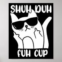 Herren-Shuh-Duh-Fuh-Tasse Lustiger Katzenliebhaber