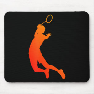 Herren Shuttle Badminton Squash Badminton Spieler Mousepad