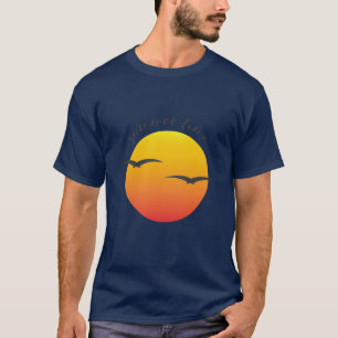 Herren-Sonnen-Design-T-Shirt T-Shirt