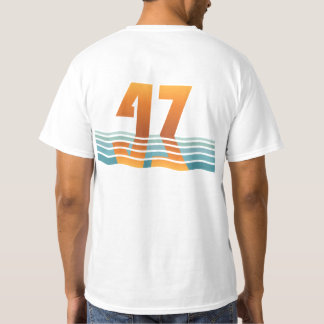 Herren-Sonnenuntergang-47-Zweiseitiges-Wert-T-Shir T-Shirt